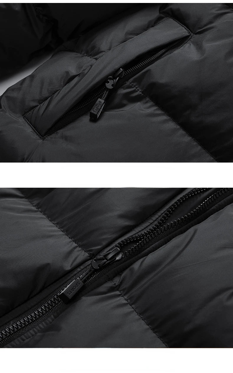 2024 Winter Short Down Jacket Men's Street Fashion