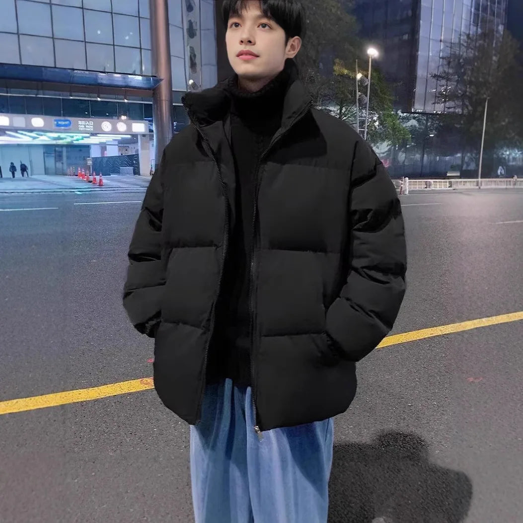 Men's New Winter Cotton Jacket Thickened Warm Sports and Casual Trendy