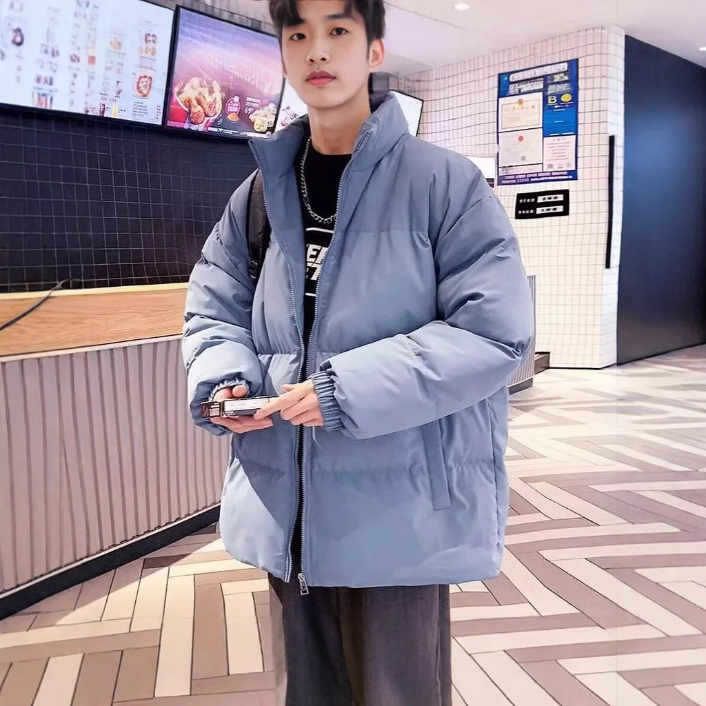 Men's New Winter Cotton Jacket Thickened Warm Sports and Casual Trendy