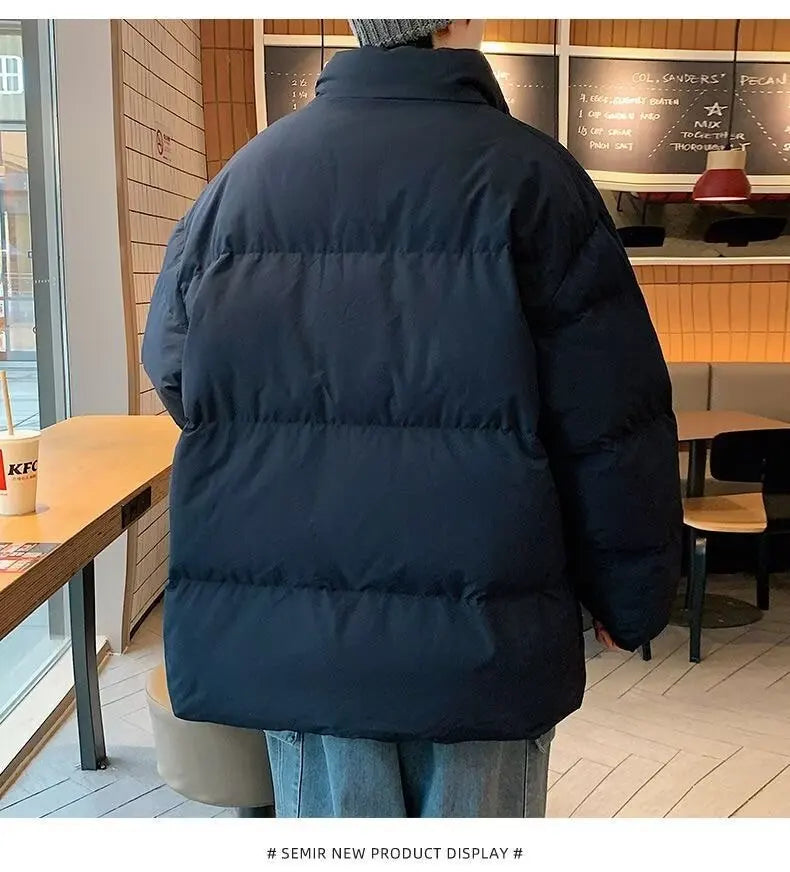 Men's New Winter Cotton Jacket Thickened Warm Sports and Casual Trendy