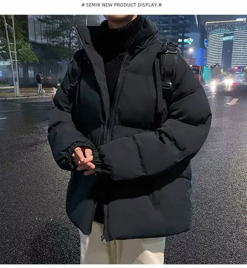 Men's New Winter Cotton Jacket Thickened Warm Sports and Casual Trendy