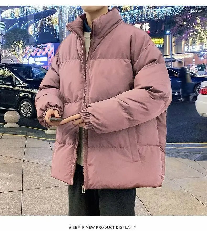 Men's New Winter Cotton Jacket Thickened Warm Sports and Casual Trendy