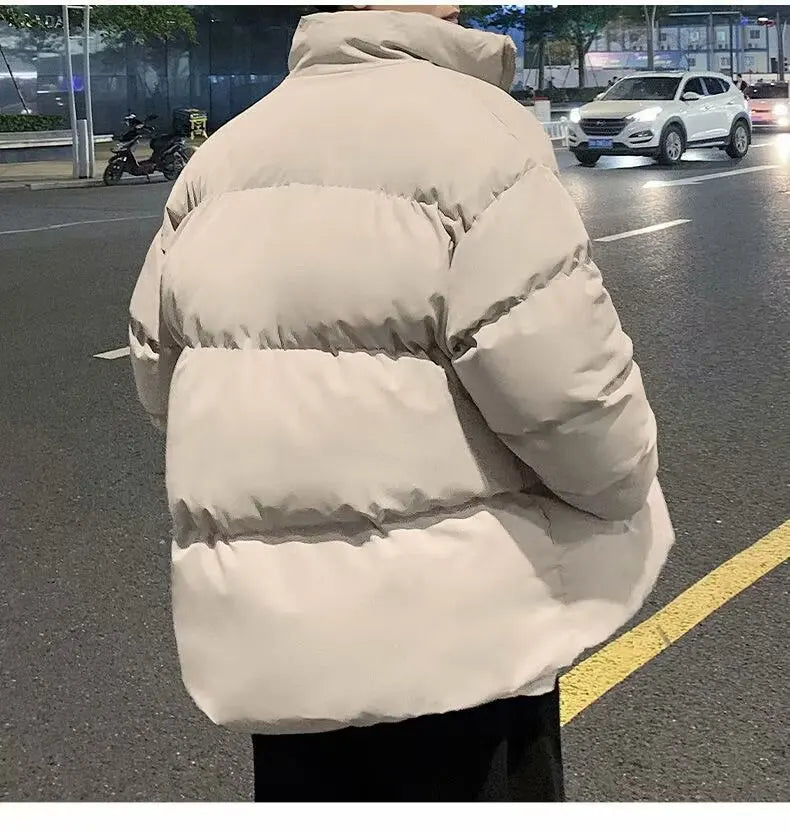 Men's New Winter Cotton Jacket Thickened Warm Sports and Casual Trendy