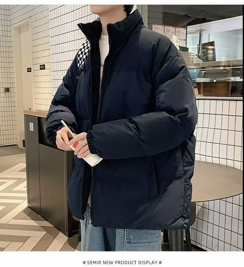 Men's New Winter Cotton Jacket Thickened Warm Sports and Casual Trendy