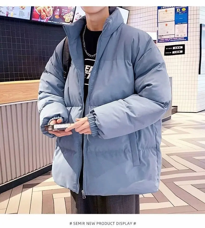 Men's New Winter Cotton Jacket Thickened Warm Sports and Casual Trendy