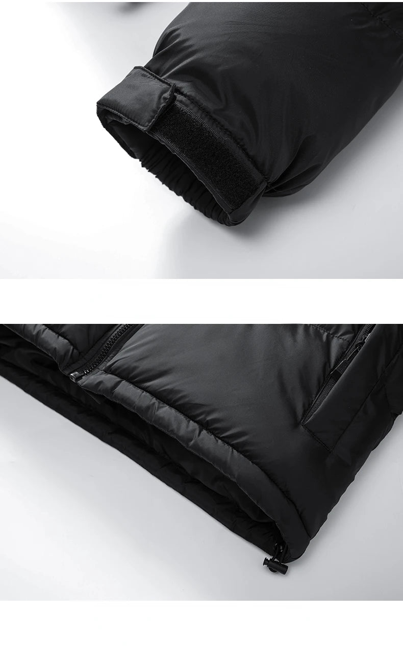 2024 Winter Short Down Jacket Men's Street Fashion