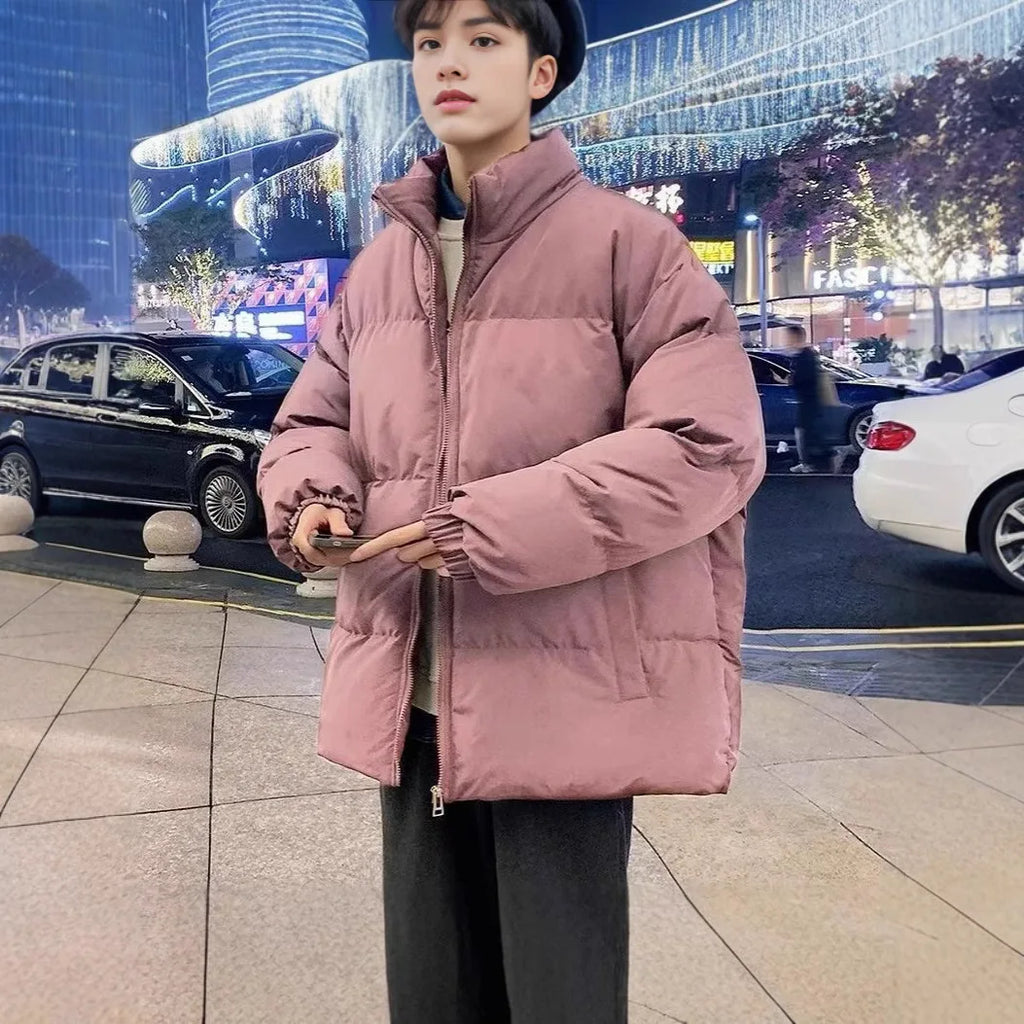 Men's New Winter Cotton Jacket Thickened Warm Sports and Casual Trendy