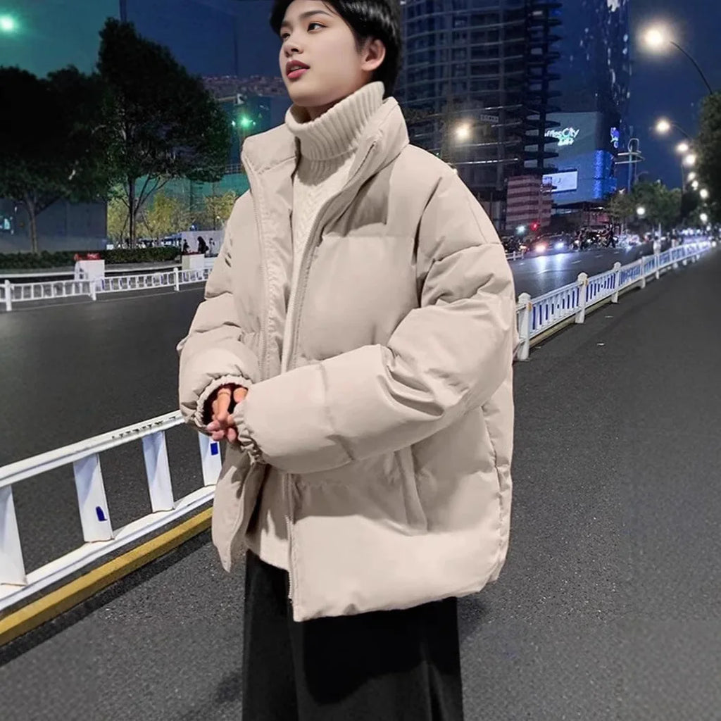 Men's New Winter Cotton Jacket Thickened Warm Sports and Casual Trendy