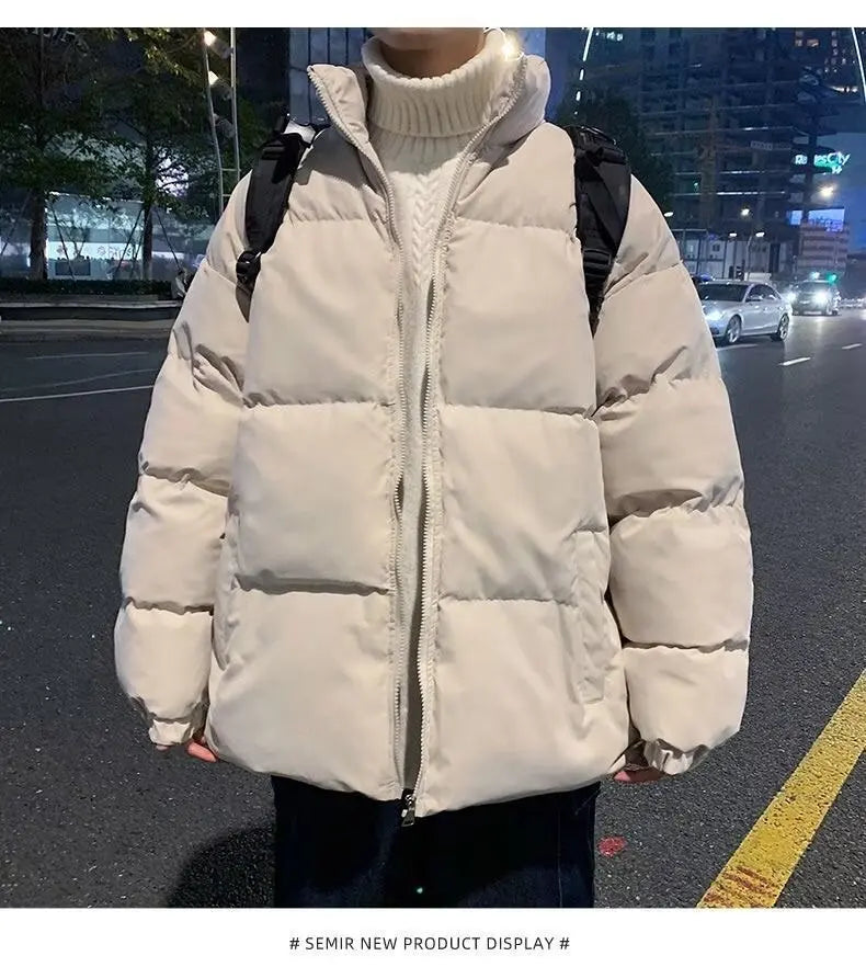 Men's New Winter Cotton Jacket Thickened Warm Sports and Casual Trendy