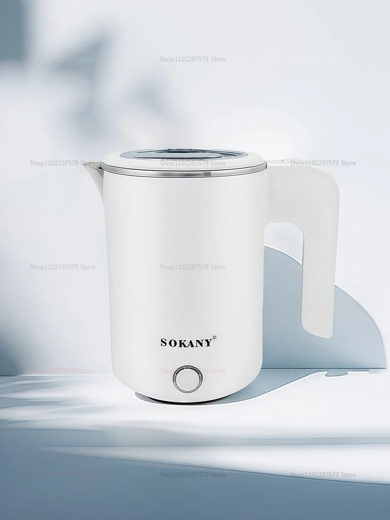 Portable Electric Kettle 600W 500ML Stainless Steel Water Boiling Pot for Home Office Travel Electric Kettle Kitchen Appliance